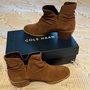 Cole Haan suede bootie